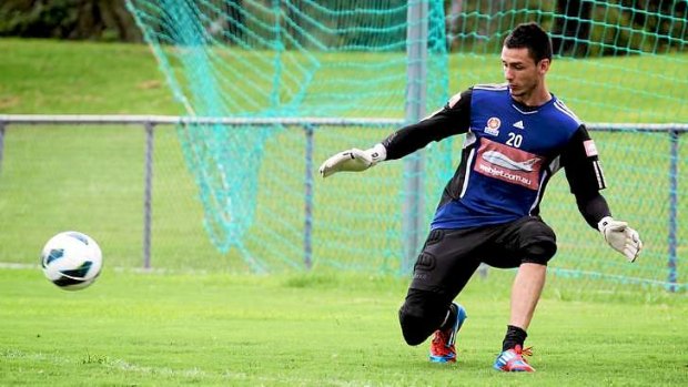 Derby day: Sydney FC goalkeeper Vedran Janjetovic is ready for the Sydney derby.