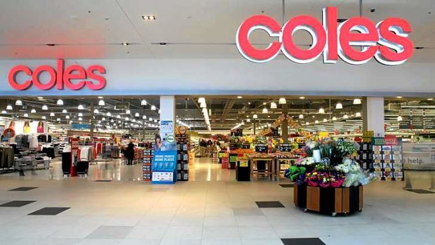 A Coles supermarket.