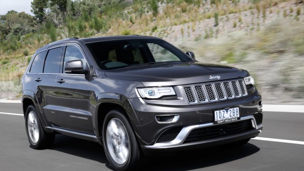 Big and bold: the new Jeep Grand Cherokee Summit Platinum.