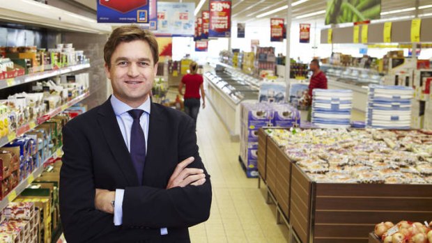 Sharing role: Aldi's group managing director Tom Daunt.