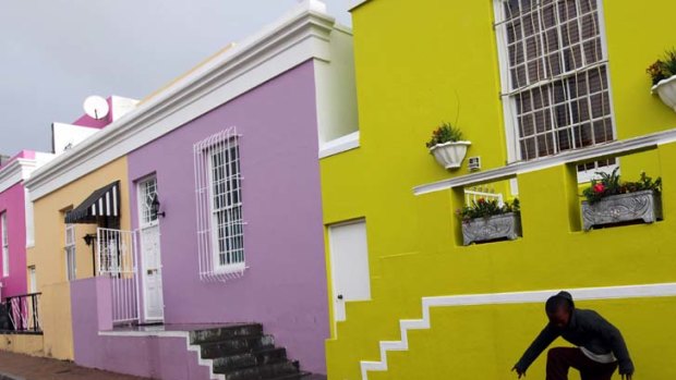 United colours ... houses in Bo-Kaap, Cape Town.