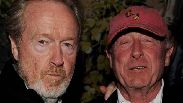 Ridley Scott, left, with brother Tony.