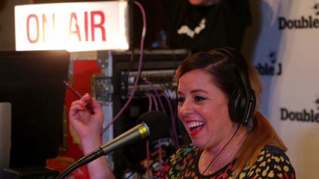 Official launch of Double J, the new name for Dig Music. Myf Warhurst hosts the first show.