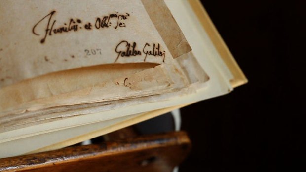Vatican secret archives, Galileo signature.