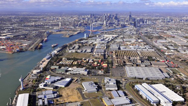 Fishermans Bend as it is today. 