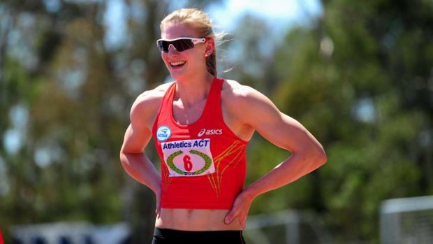 On track: Sprinter Melissa Breen is seeking consistency.