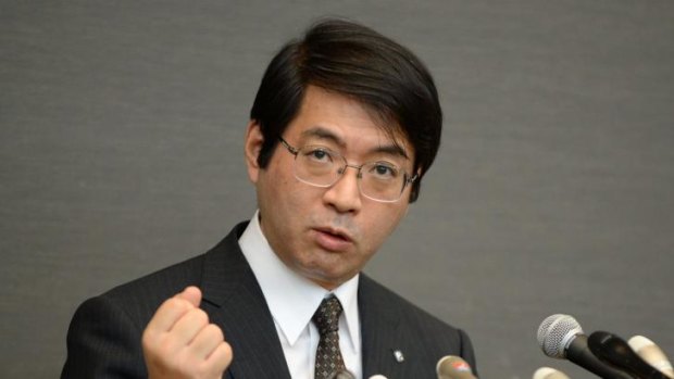 Suspected suicide: Yoshiki Sasai in April.