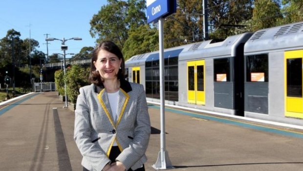 "People ... are telling us they are seeing improvements": Transport Minister Gladys Berejiklian.