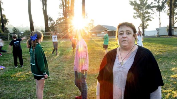 Worried ... teacher and youth worker Lesley Bebbington says Kinglake has struggled to recover from the deadly fires of 2009.