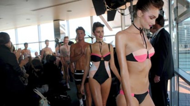 Models at Australian Fashion Week.