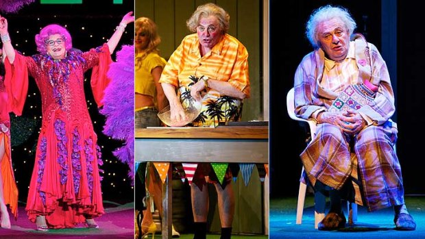 Dame Edna Everage, Sir Les Patterson, Sandy Stone and Barry Humphries all took their final bows in Perth on the weekend.