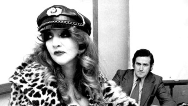 Sin city ... the reverend Fred Nile meets Madame Lash in 1974.