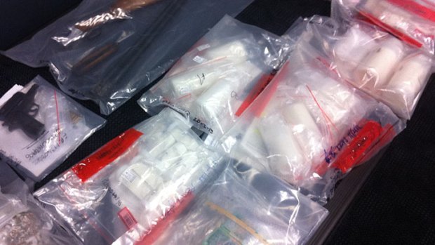 Some of the items seized by Queensland police this week.