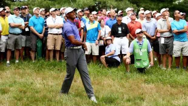 "It wasn't very good": Tiger Woods after his disappointing opening round at the PGA Championship.