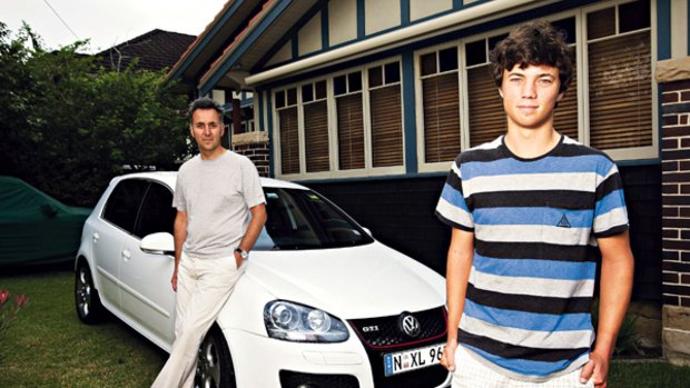 Mystified ... David Becker was told his son, Edward, could not drive any turbo-charged car, including his own Golf GTI and a Fiat with a little more than half the power of his Golf.