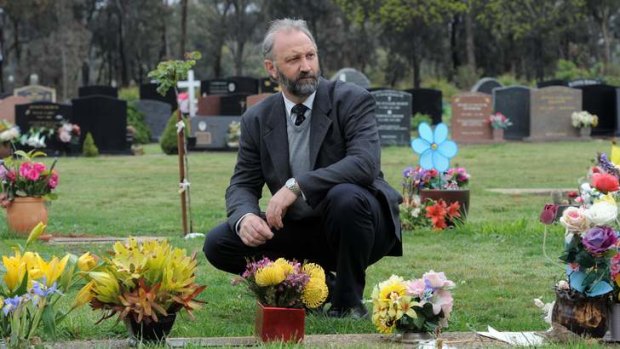 CEO of Canberra Cemeteries, Hamish Horne at the Gungahlin Cemetery.