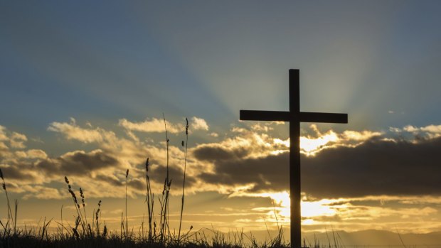 The cross reconciles spiritual conflict.