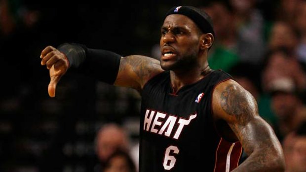 LeBron James ... scored 31 points in Miami Heat's loss.