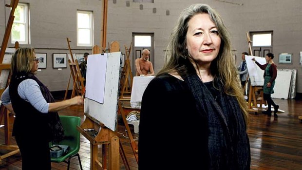 Devastated: Anita Taylor director at the National Art School.