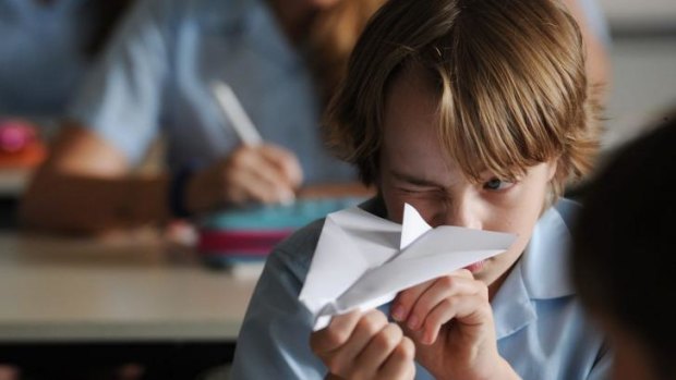 Uplifting tale: Ed Oxenbould in <i>Paper Planes</i>.