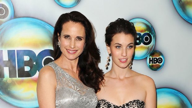 Co-stars ... Andie MacDowell and daughter Rainey Qualley.
