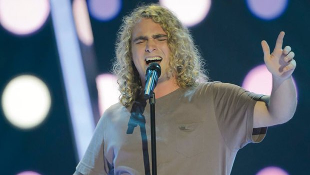 <i>The Voice</i> coaches were surprised the rich well-honed voice belonged to beefy curly-headed surfy-type Scotty Gelzinnis from Newcastle.
