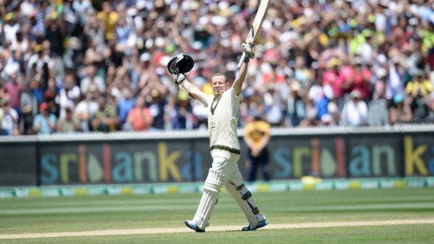 Hectic: Chris Rogers played a matchwinning role at the MCG; now the batsman is looking forward to a rest after the Sydney Test, with the South Africa Tour on the horizon.