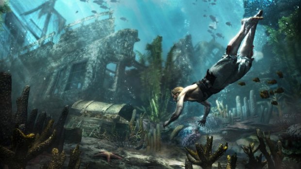 In addition to islands and cities, Assassin's Creed IV will also have undersea areas to explore.