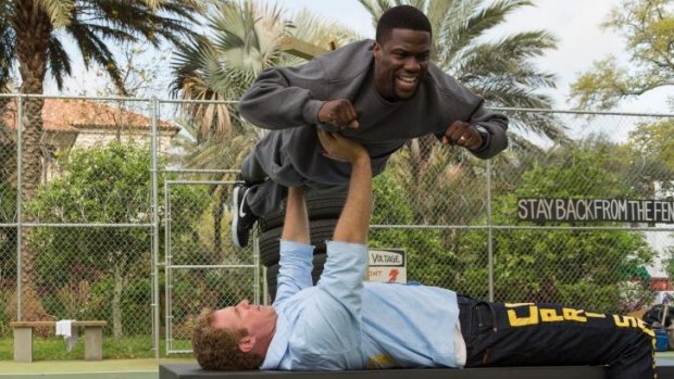 Satire or just deeply offensive?: Kevin Hart and Will Ferrell in <i>Get Hard.</i>