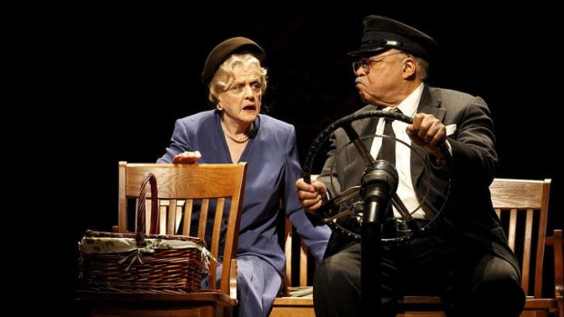 Star of stage and screen: Angela Lansbury stars with James Earl Jones in <i>Driving Miss Daisy</i>.