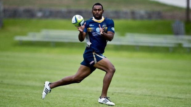 Tevita Kuridrani is set to return for the Brumbies this weekend, but will need to battle Andrew Smith for his spot.