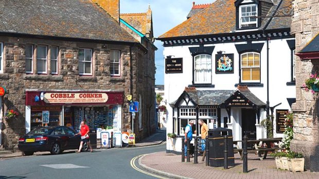 The old village of Marazion.