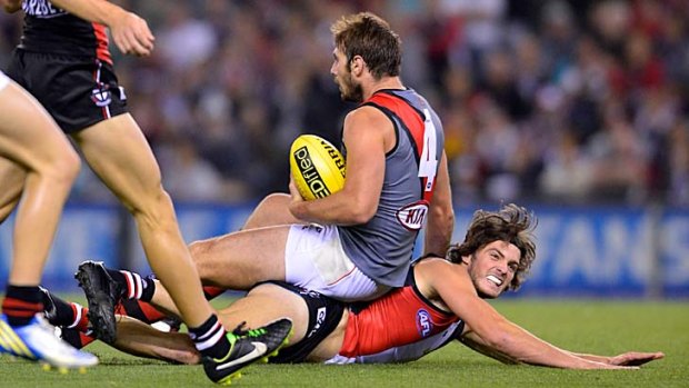 Jobe Watson was all over all his opponents, and finished with 37 touches.
