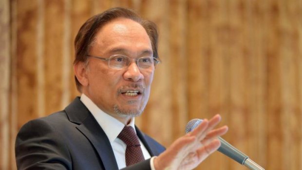 Outraged: Malaysia's opposition leader Anwar Ibrahim.