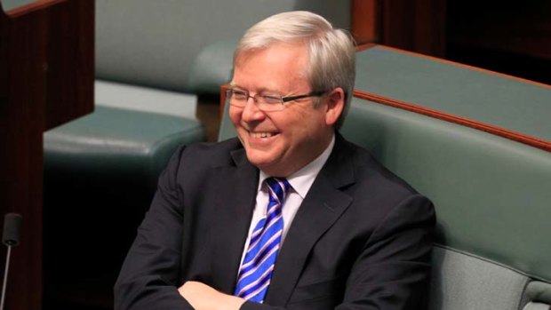 Hands tied ... Kevin Rudd will not be Labor's saving grace.