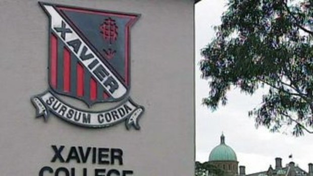 Xavier College in Melbourne. 