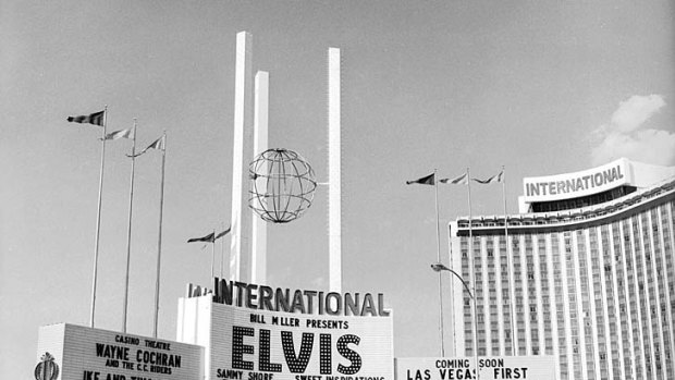 Flashback to an Elvis concert at the International Hotel, 1969.