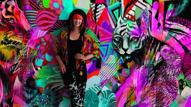 From the street: Sydney artist Shannon Crees in her studio.