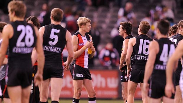 Saintly: Nick Riewoldt is expected to honour the final year of his contract.