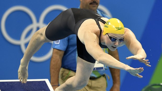 Cate Campbell set a new Olympic record in the heat.