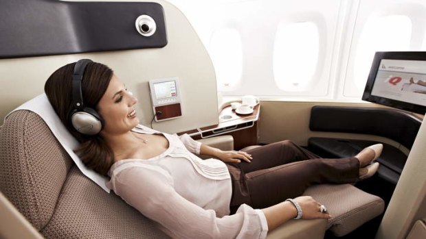 A first-class experience with Qantas.