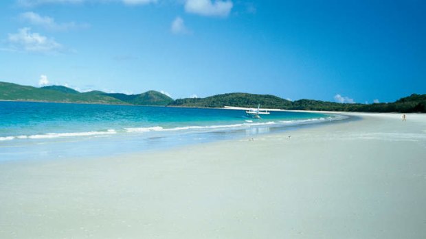 Stunning scene: Whitehaven is one of Australia's most beautiful beaches.