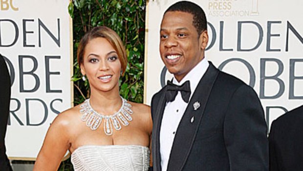 Star couple ... Beyonce Knowles and Jay Z at the 2009 Golden Globes.