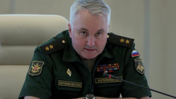 Lieutenant-General Andrei Kartopolov.