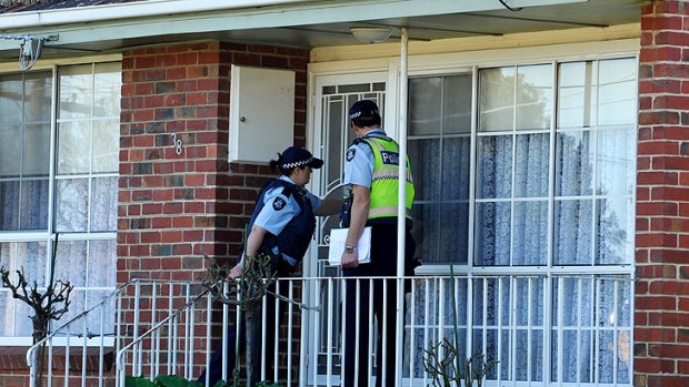 Police make their presence felt and reassure residents in Glenroy after the street shootings.