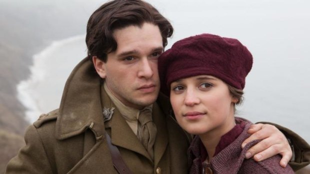 Kit Harrington and Alicia Vikander in the World War I drama Testament Of Youth.