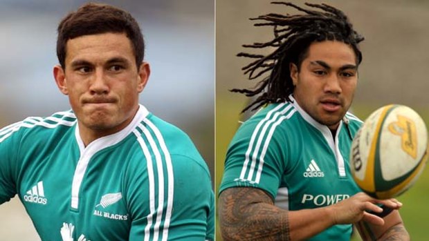 Inside-centres ... Sonny Bill Williams and Ma'a Nonu