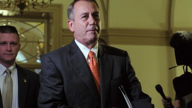 Speaker John Boehner: heading off the threat of economic crisis.