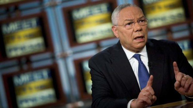 Former US secretary of state Colin Powell denies having an affair with Corina Cretu.