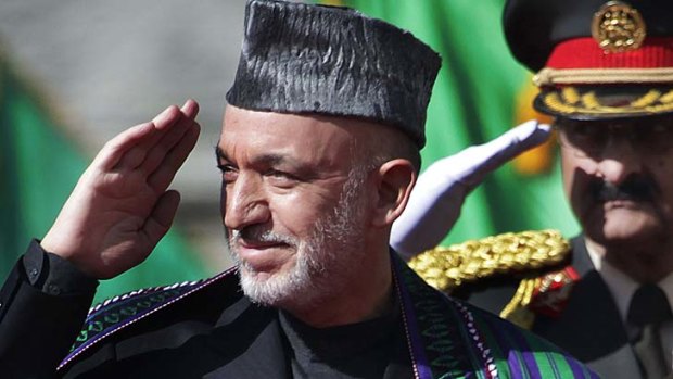 Given US special forces two weeks to withdraw ... Afghan President Hamid Karzai.